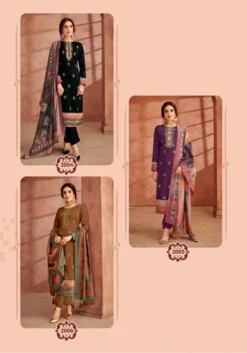 Suryajyoti Pallavi Vol 2 Designer Jaam Satin Dress Material