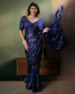 Tamanna 3425 Silk Sequence Work Saree Wholesale