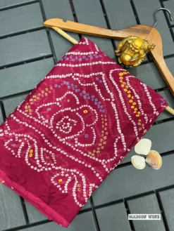 Tamanna Mastani Bandhani Bandhani Saree Online Wholesale