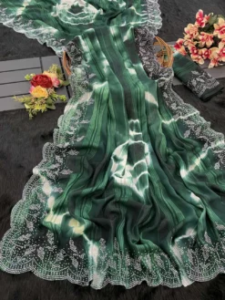 Tamanna Stree Swarovski Diamond Saree Wholesale