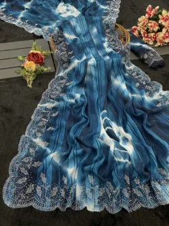 Tamanna Stree Swarovski Diamond Saree Wholesale