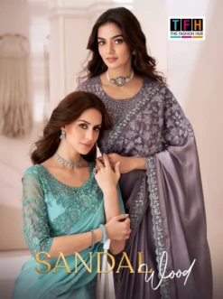 TFH Sandal Wood Vol 13 Women Designer Saree