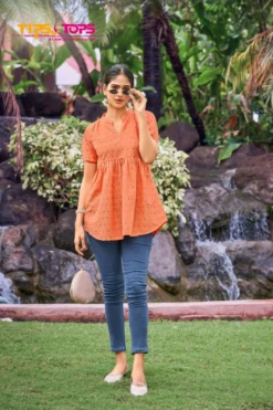 Tips And Tops Rainbow Cotton Tops Collection