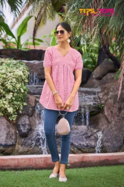 Tips And Tops Rainbow Cotton Tops Collection