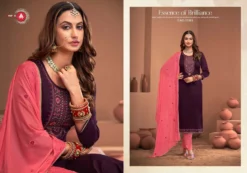 Triple Aaa Manroop Fancy Dress Material Collection