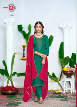 Triple Aaa Star Light Jam Silk Dress Material New Design