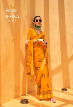 Trirath Femina Daani Georgette Saree Wholesale