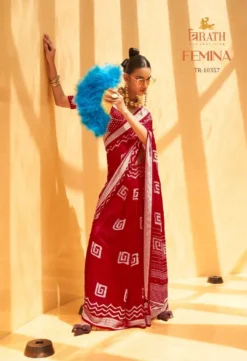 Trirath Femina Daani Georgette Saree Wholesale