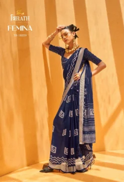 Trirath Femina Daani Georgette Saree Wholesale