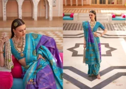 Trirath Gulab Patola Festive Wear Silk Saree Wholesale