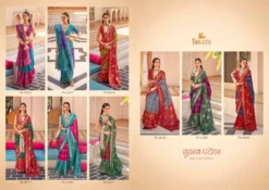 Trirath Gulab Patola Festive Wear Silk Saree Wholesale