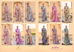 Trirath Pushpvatika Silk Sarees Wholesale