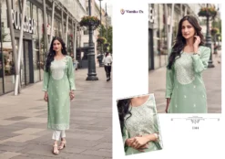 Vamika Nx Rooh Vol 8 Fancy Lakhnawi Kurti With Bottom