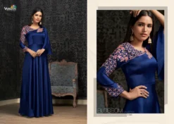 Vardan Navya Vol 15 Glowing Joregert Readymade Long Gown for Ladies