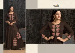Vardan Navya Vol 16 Maslin Readymade Long Gown for Ladies