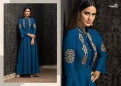 Vardan Navya Vol 16 Maslin Readymade Long Gown for Ladies