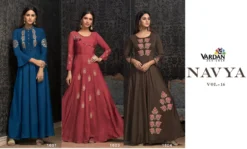 Vardan Navya Vol 16 Maslin Readymade Long Gown for Ladies