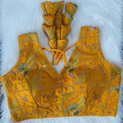 Vf Georgette Readymade Blouse With Heavy Work New Collection