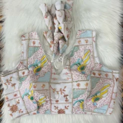 Vf Georgette Readymade Blouse With Heavy Work New Collection