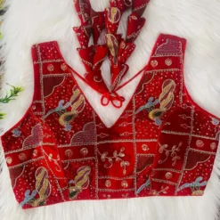 Vf Georgette Readymade Blouse With Heavy Work New Collection