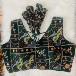 Vf Georgette Readymade Blouse With Heavy Work New Collection