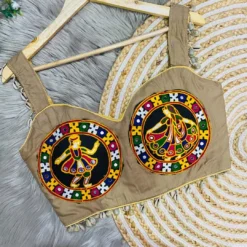 Vf Navratri Sleeve Less Readymade Blouse New Design