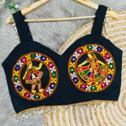 Vf Navratri Sleeve Less Readymade Blouse New Design