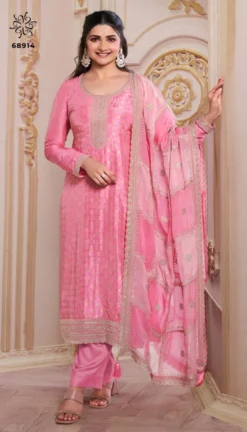 Vinay Kuleesh Shristi Light Embroidered Dola Salwar Kameez Collection