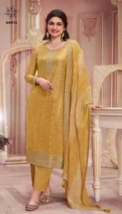 Vinay Kuleesh Shristi Light Embroidered Dola Salwar Kameez Collection