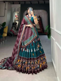 WMN 1201 Tushar Silk Lehenga Choli Wholesale