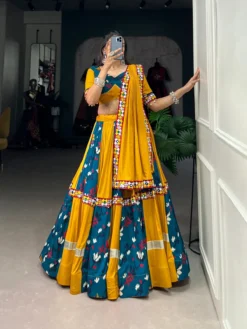 WMN 1666 Rayon Gujarati Navratri Chaniya Choli 2024