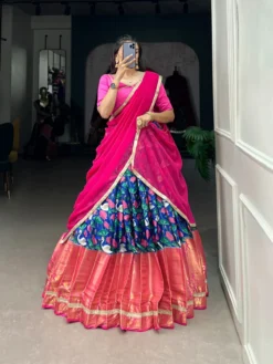 Women 1024 Mysore Silk Lehenga Choli in Surat with Price