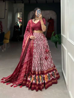 Women 1223 Tussar Silk Party Wear Lehenga Choli Wholesale