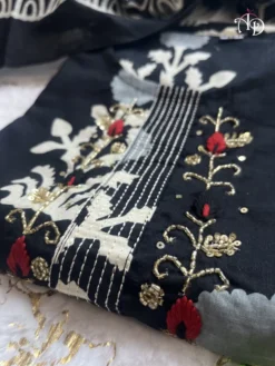 Yasu Designer Cotton Readymade Suit Hand in Neck