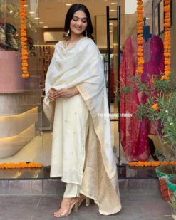 Yasu Vol 02 Designer Heavy Cotton Chanderi Silk With Hand Work