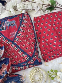 Yasu Vol 4 Heavy Cotton Anarkali Suit With Dupatta