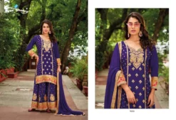 Your Choice Olive Plus Chinon Designer Salwar Kameez