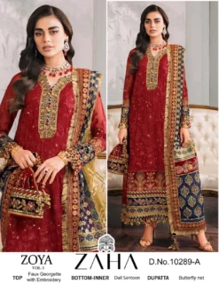 Zaha Zoya Vol 3 Georgette Pakistani Salwar Kameez Collection