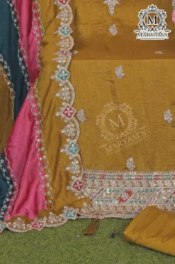 Zarin 177 Heavy Wedding Wear Pakistani Dress Material