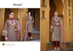 Zulfat Saima Cotton Printed Dress Material Collection
