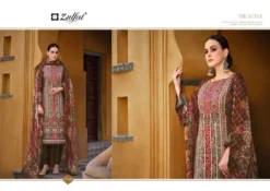 Zulfat Saima Cotton Printed Dress Material Collection