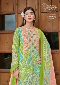 Zulfat Shabad Cotton Printed Dress Material Collection