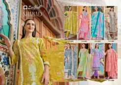 Zulfat Shabad Cotton Printed Dress Material Collection