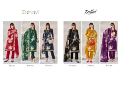 Zulfat Zahavi Viscose Fancy Dress Material Collection