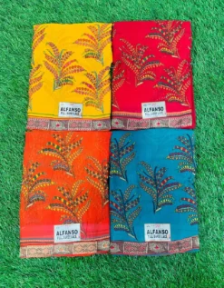 ANK Alfanso Vol 04 Georgette Saree Latest Collection