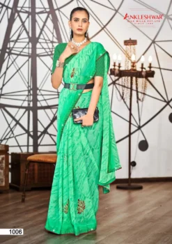 ANK Anjeer Vol 01 Georgette Printed Saree Wholesale Under 500