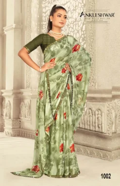 ANK Girdhari Vol 01 Georgette Printed Saree New Design