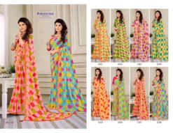 ANK Pink City Vol 01 Chiffon Printed Saree New Design