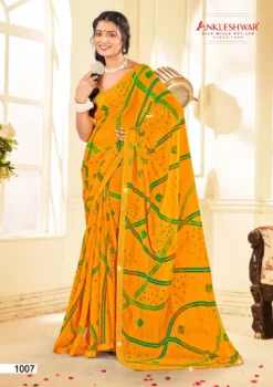 ANK Pista Vol 01 Georgette Printed Saree Wholesale