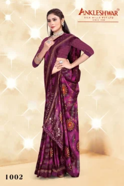 ANK Safari Vol 01 Georgette Printed Saree New Collection